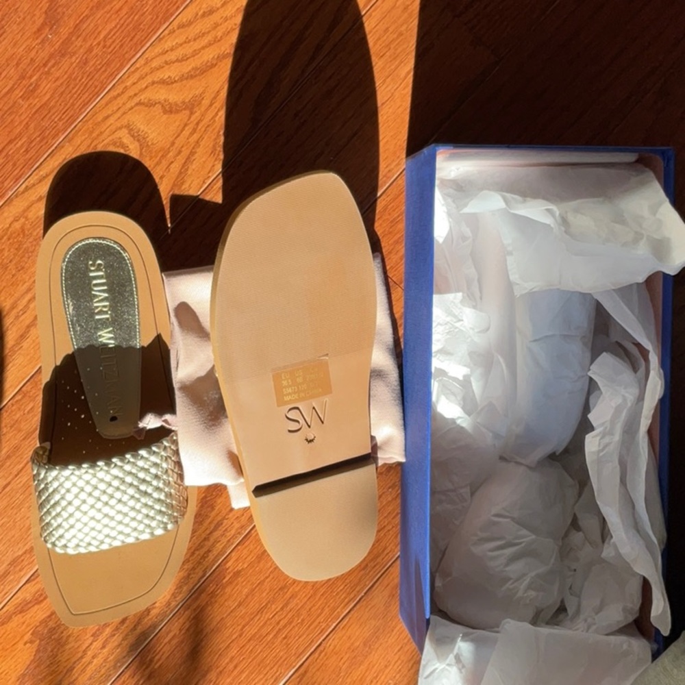 Nib Stuart Weitzman Wova Sandal Sz 6 - image 5